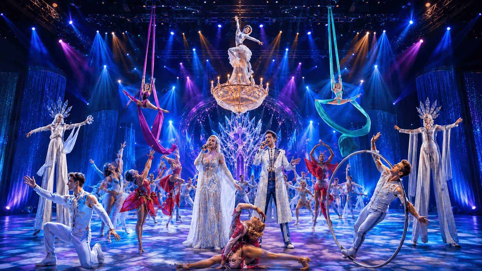 WINTERNOVA – Arena-Winter-Show mit Licht, Musik und fallendem Schnee